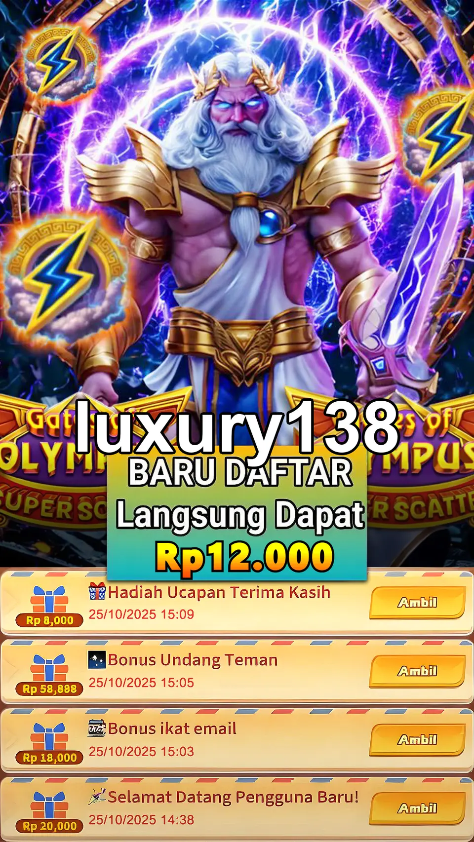 luxury138 Masuk