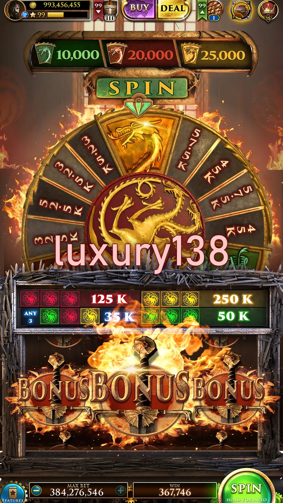 luxury138 Tangkapan Layar Resmi APK